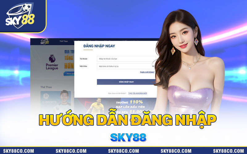 Quy trình đăng nhập sky88 nhanh chóng