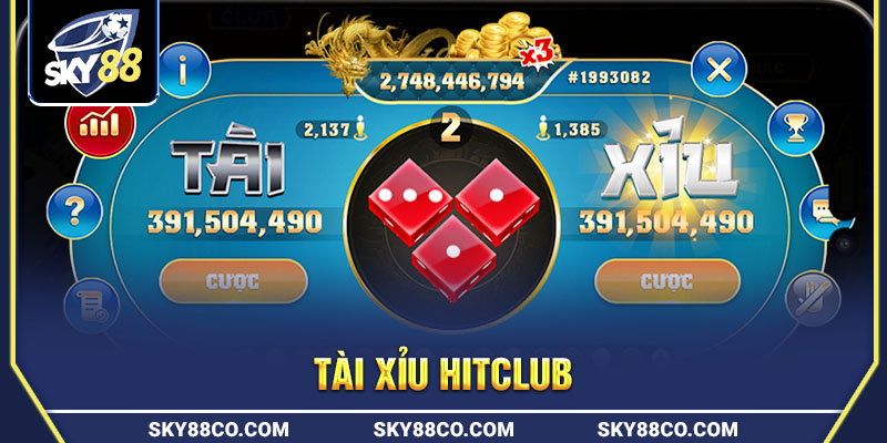 Hitclub (Go88) tài xỉu kết hợp hũ jackpot sicbo tiền tỷ