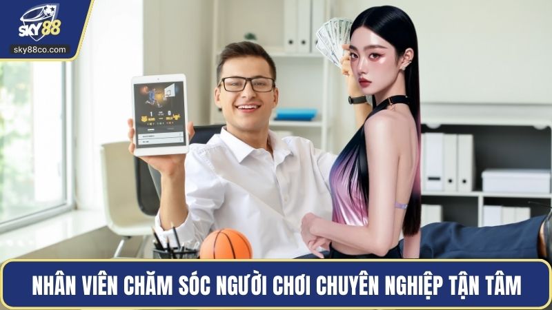 Nhân viên chăm sóc người chơi chuyên nghiệp tận tâm